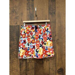 St Johns Bay Floral Cute Skirt Skort Medium EUC